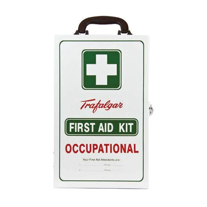 Wall mount Metal case Nat workplace  First Aid Kit